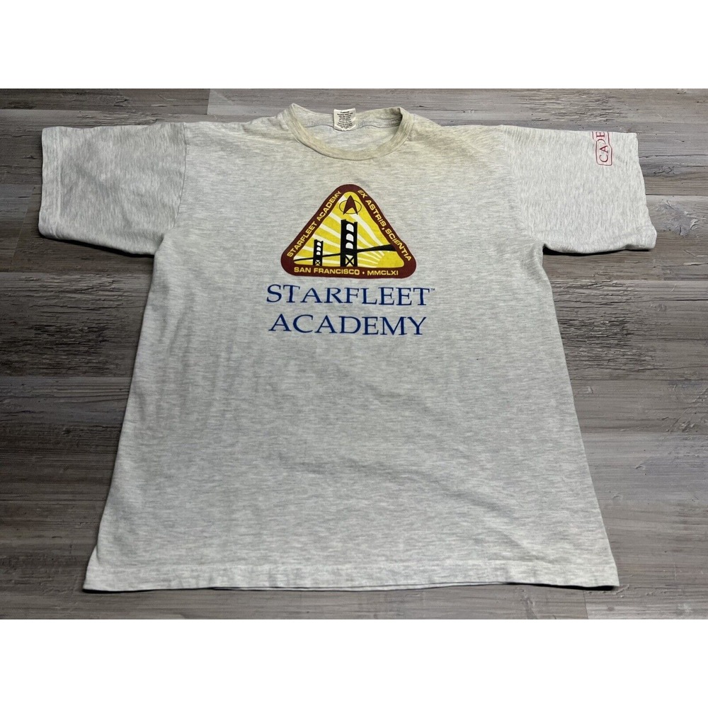 Star Trek Shirt Men‎ XL TV Starfleet Academy Las Vegas Vintage 90s Movie Cadet